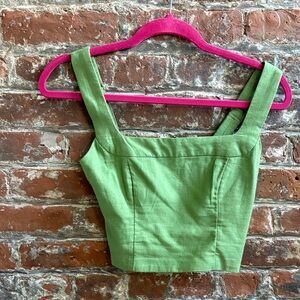Abercrombie & Fitch Green Tank Top